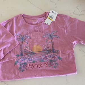 Roxy Kids Pink Paradise Bound Tee